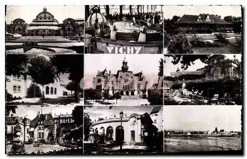 Cartes postales Vichy et Thermal Pavillon