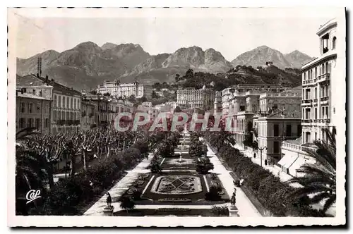 Ansichtskarte AK Menton Le Jardin Public et les Hotels