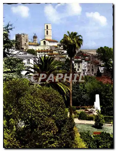 Ansichtskarte AK Grasse Le Jardin Public et la Vieille Ville