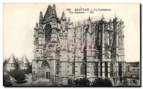 Ansichtskarte AK Beauvais La Cathedrale Vue generale