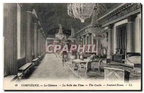 Cartes postales Compiegne Le Chateau La Salle des Fetes