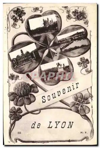 Cartes postales Souvenir de Lyon