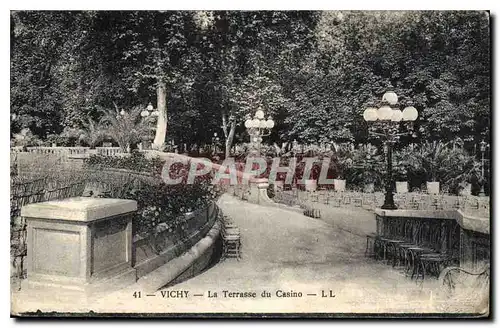 Ansichtskarte AK Vichy La Terrasse du Casino