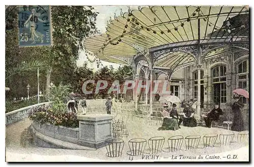 Ansichtskarte AK Vichy La Terrasse du Casino