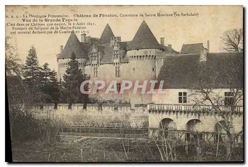 Ansichtskarte AK La Dordogne Pittoresque Chateau de Fenelon Commune de Sainte Mondane en Sarladais