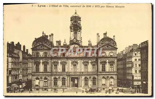 Cartes postales Lyon l'Hotel de Ville