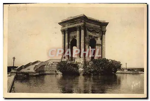 Cartes postales Montpellier Hetault Jardin du Peyrou Le Chateau d'Eau