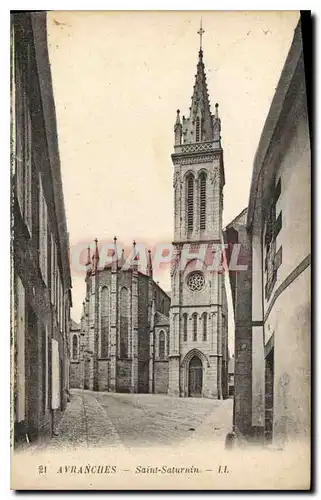 Cartes postales Avranches Saint Saturnin