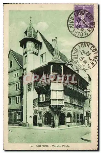 Cartes postales Colmar Maison Pfister