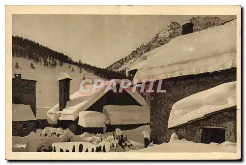 Cartes postales Mont Genevre En hiver