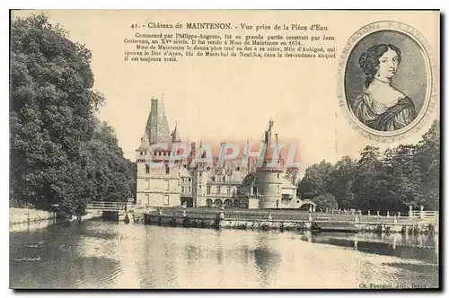 Ansichtskarte AK Chateau de Maintenon Vue prise de la Piece d'Eau