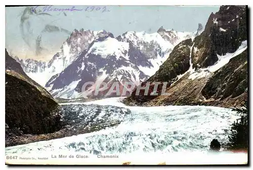 Cartes postales La Mer de Glace Chamonix