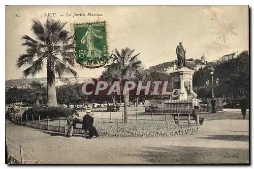 Cartes postales Nice Le Jardin Messena