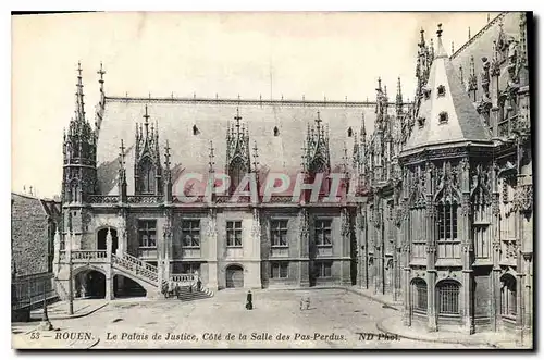 Ansichtskarte AK Rouen Le Palais de Justice Cote de la Salle des Pas Perdus