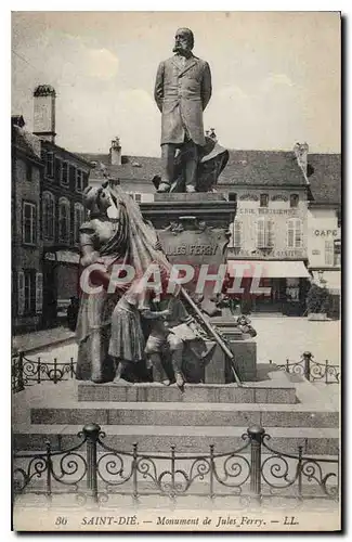 Ansichtskarte AK Saint Die Monument de Jules Ferry