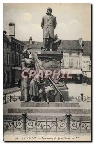 Cartes postales Saint Die Monument de Jules Ferry