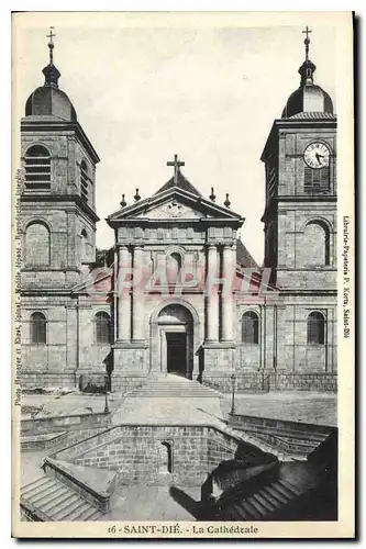 Cartes postales Saint Die La Cathedrale