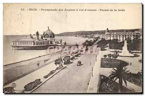 Cartes postales Nice Promenade des Anglais a vol d'Oiseau Palais de la Jetee