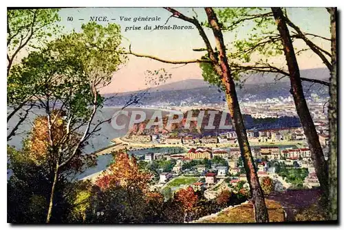 Cartes postales Nice Vue generale prise du Mont Boron