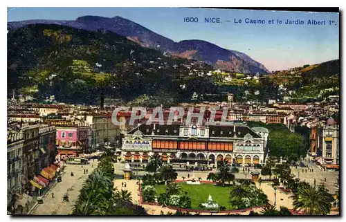 Cartes postales Nice Le Casino et le Jardin Albert 1er