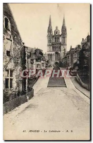 Cartes postales Angers La Cathedrale