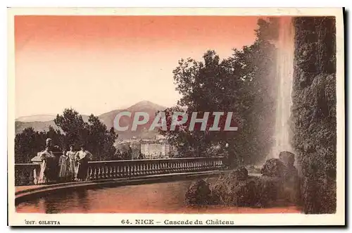 Cartes postales Nice Cascade du Chateau