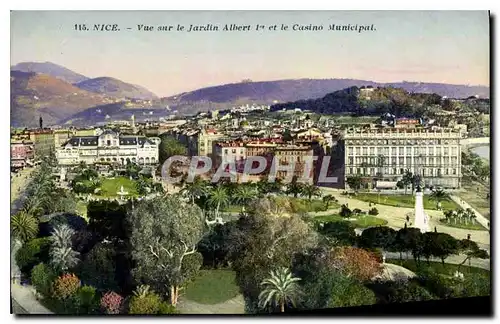 Ansichtskarte AK Nice Vue sur le Jardin Albert 1er et le Casino Municipal