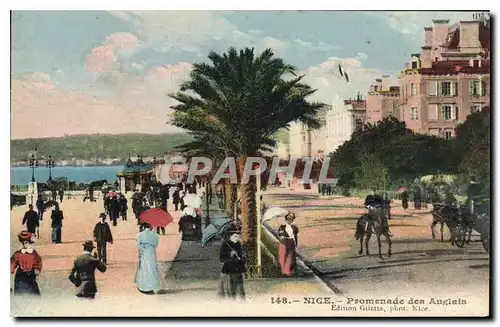 Cartes postales Nice Promenade des Auglais