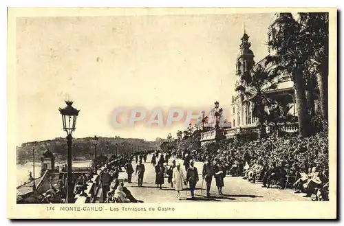 Cartes postales Monte Carlo Les Terrasses du Casino