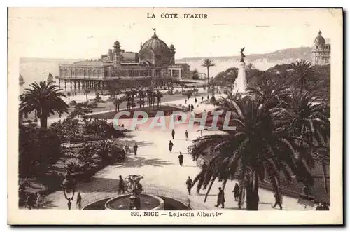 Cartes postales La Cote d'Azur Nice Le Jardin Albert I