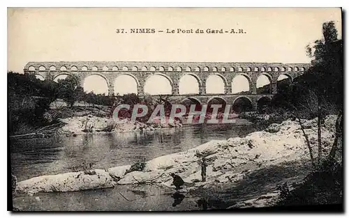 Cartes postales Nimes Le pont du Gard