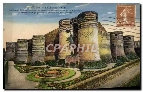 Cartes postales Angers Le Chateau