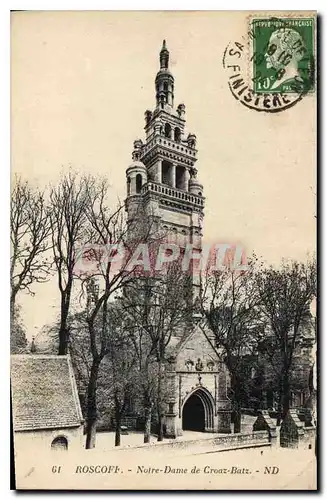 Cartes postales Roscoff Notre Dame de Croax Batz