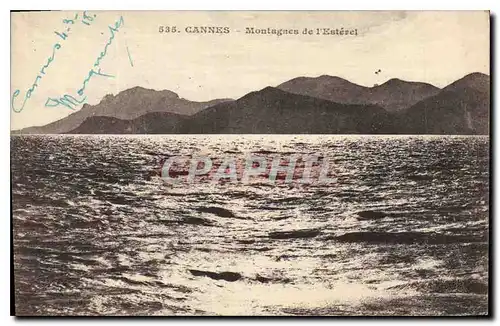 Ansichtskarte AK Cannes Montagnes de l'Esterel
