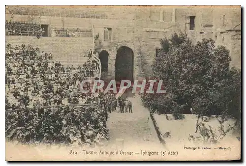 Cartes postales Theatre Antique d'Orange Citharis Iphigeme