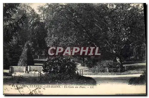 Ansichtskarte AK Luxeuil les Bains Un Coin au Parc