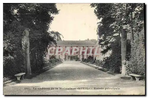 Ansichtskarte AK Le Chateau de la Malmaison Rueil Entree principale