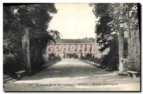 Cartes postales Chateau de la Malmaison Rueil Entree principale
