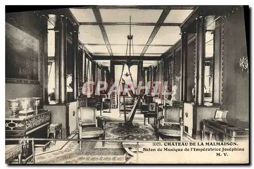 Cartes postales Chateau de la Malmaison Salon de Musique de l'Imperatrice Josephine