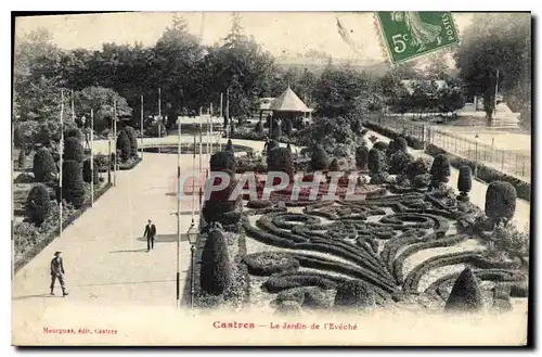 Cartes postales Castres Le Jardin de l'Eveche