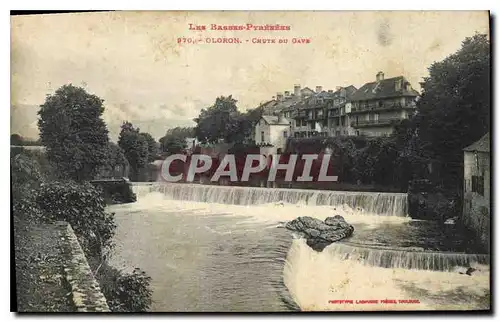 Ansichtskarte AK Les Basses Pyrenees Oloron Chute du Gave