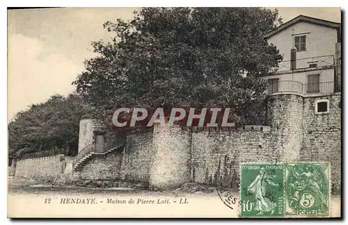 Ansichtskarte AK Hendaye Maison de Pierre Loti