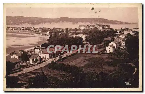 Ansichtskarte AK Les Beaux Paysages de France La Cote Basque Hendaye Plage Vue generale