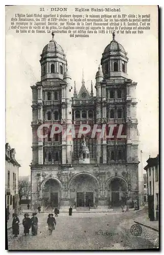 Cartes postales Dijon Eglise Saint Michel