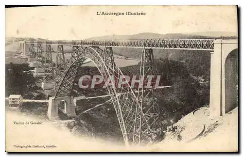 Cartes postales L'Auvergne Illustree Viaduc de Garabit