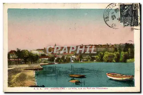 Cartes postales Angouleme La Ville vue du Port de l'Houmeau