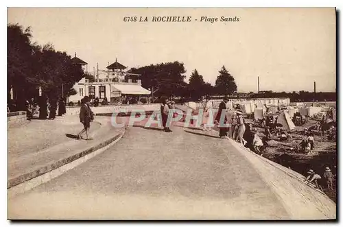 Ansichtskarte AK La Rochelle Plage Sands