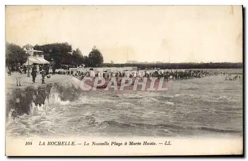 Cartes postales La Rochelle La Nouvelle Plage a Maree Haute