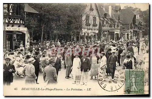 Cartes postales Deauville La Plage Fleurie La Potiniere