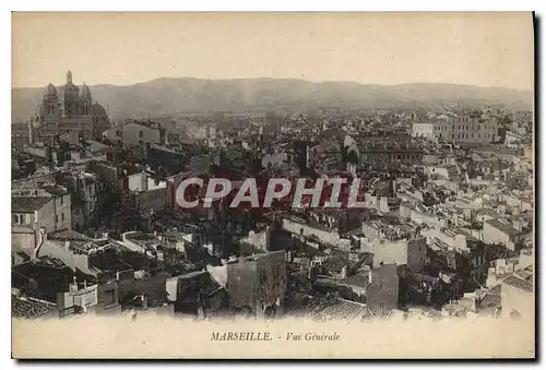 Cartes postales Marseille Vue generale